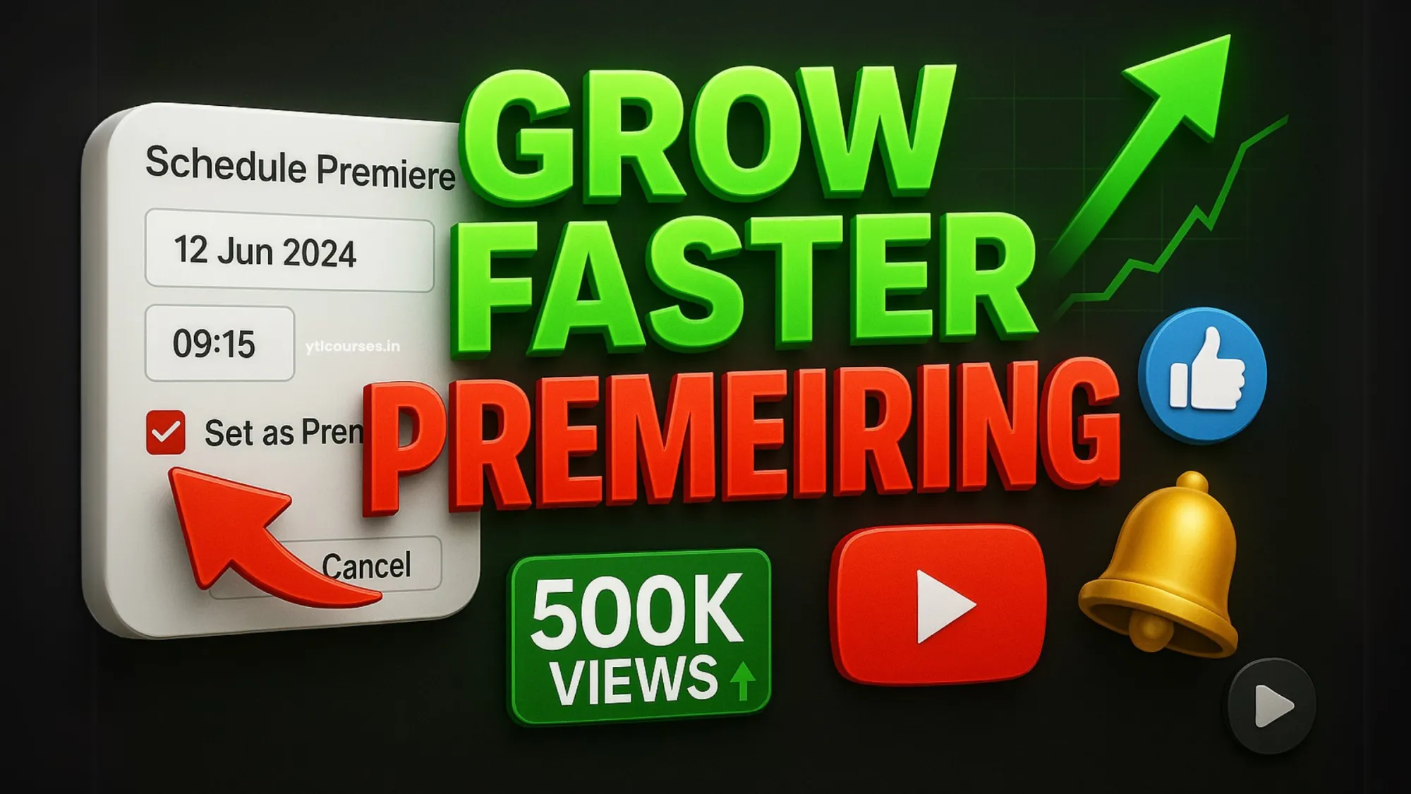 Setup Premiering of YouTube Videos